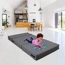 Fold Sofa Bed Couch Memory Foam with Pillow Futon Sleeper Chair Guest Bed