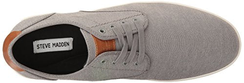 Steve Madden Men's Fenta Fashion Sneaker, Grey Fabric, 13