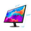 Sceptre 24" Professional Thin 75Hz 1080p LED Monitor 2x HDMI VGA Build-in Speakers, Machine Black