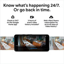 Google Nest Cam Outdoor or Indoor, Battery - 2nd Generation - 2 Pack