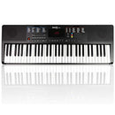 Compact 61 Key Keyboard with Sheet Music Stand, Power Supply, Piano Note Stickers