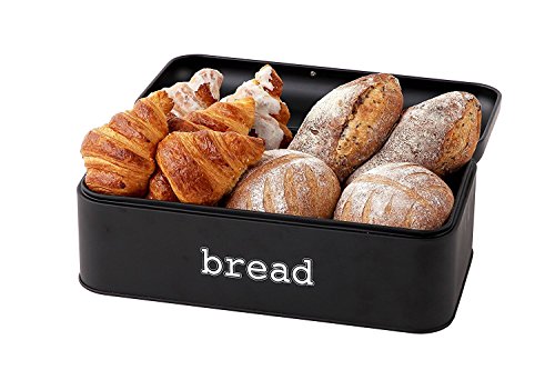 Stainless Steel Large Bread Bin Storage Container Holder For Loaves