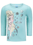 Disney Frozen Elsa Toddler Girls 3 Piece Outfit Set: Vest T-Shirt Legging Aqua/Grey 5T