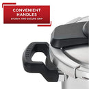 Clipso Stainless Steel Dishwasher Safe and Cadmium Free 12-PSI Pressure Cooker