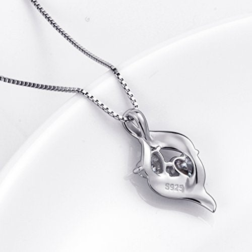 925 Sterling Silver Always My Sister Forever My Friend Double Love Heart Necklace
