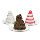 Chicago Metallic Multi Tier Cake Pan 4 Cavity, 10.6 x 9.60 x 4.5 Inch