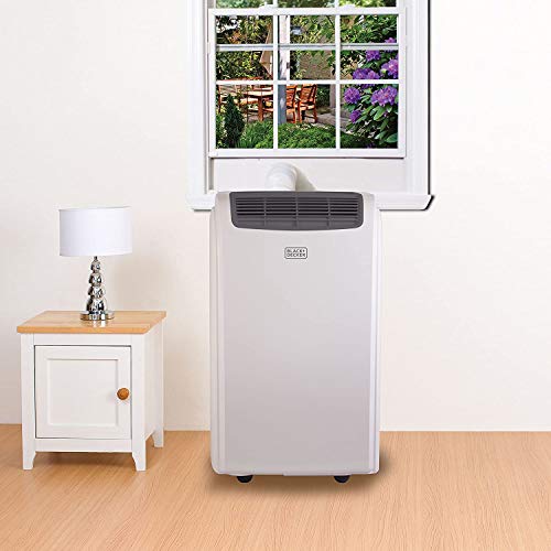 BLACK+DECKER BPACT10WT Portable Air Conditioner, 5,500 BTU DOE (10,000 BTU Ashrae), White