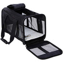 Amazon Basics Soft-Sided Mesh Pet Travel Carrier with Wheels, Small (17 x 9 x 10 ")