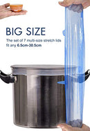 Silicone Stretch Lids 14 Pack Include 2Pcs XXL Size up to 9.8'' Diameter, Reusable