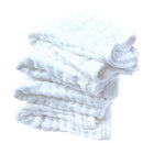 Muslin Burp Cloths 4 Pack Large 20" by 10" 100% Cotton 6 Layers Extra Absorbent and Soft