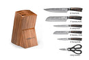 5 Knife Block Set - Pro Kitchen Knife Set Ultra Sharp High Carbon Stainless Steel