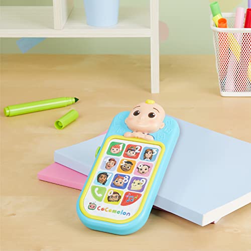 CoComelon JJ’s First Learning Toy Phone for Kids with Lights, Sounds, Music