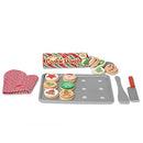 Melissa & Doug Slice and Bake Wooden Christmas Cookie Play Food Set