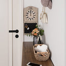 Hand-Woven Small Wicker Baskets, Seagrass Storage Baskets with Wooden Handles