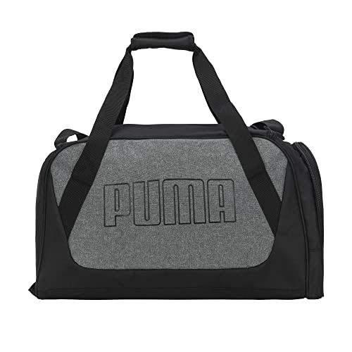 PUMA Evercat Form Factor Duffel Bag, Medium Heather/Black