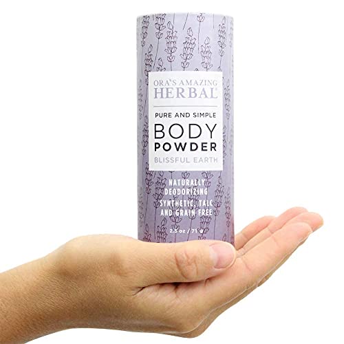 Body Powder, Talc Free Powder for Women, Talcum Powder, Blissful Earth Scent