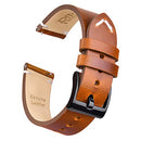 20mm Classic Genuine Leather Watch Bands Christmas Stocking Stuffers Quick Release