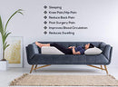 Leg Elevation Pillow - with Memory Foam Top, High-Density Leg Rest Elevating Foam