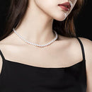 Imitation Pearl Necklace Wedding Pearl Necklace for Women-6mm