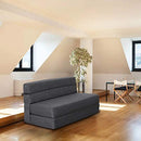 Fold Sofa Bed Couch Memory Foam with Pillow Futon Sleeper Chair Guest Bed