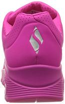 Skecher Street Women's Uno - Night Shades Sneaker, Pink