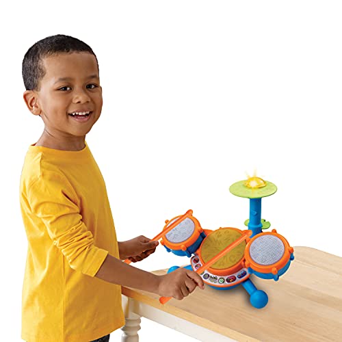 VTech KidiBeats Drum Set (Frustration Free Packaging) , Orange