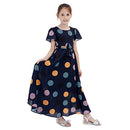 Dresses for Girls 10-12 Short Sleeve Polka Dot Boho Dresses with Belt