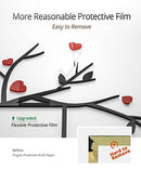 Love Family Tree Wall Decor Picture Frame Collage Removable 3D DIY Acrylic Wall Stickers for Living Room with Red Heart and Quote Family Like Branches on a Tree