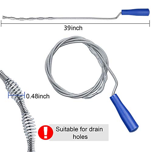 6+1 Drain Clog Remover Tool, Sink Snake Cleaner Drain Auger Sewer toilet dredge