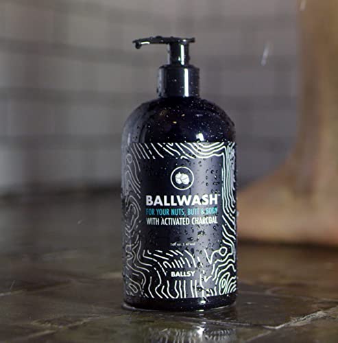 Charcoal Body Wash for Men - Moisturizing Men’s Bodywash with Coconut Oil