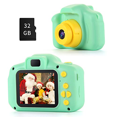 OMWay Best Christmas Birthday Gifts for Boys Kids, Kids Digital Camera, Toys for 4-12 Year Old Boys,12MP HD Camcorders(32GB SD Card Included).