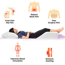 Leg Elevation Pillow - with Memory Foam Top, High-Density Leg Rest Elevating Foam