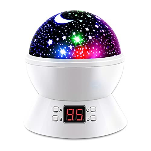 Star Projector Night Lights for Kids with Timer, Room Lights for Kids