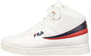 Fila Men's Vulc 13 MID Plus 2 Walking Shoe, White Navy red-125, 11 D US