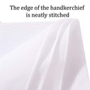 Men's Handkerchiefs 18 Pack 100% White Cotton Solid White Hankie