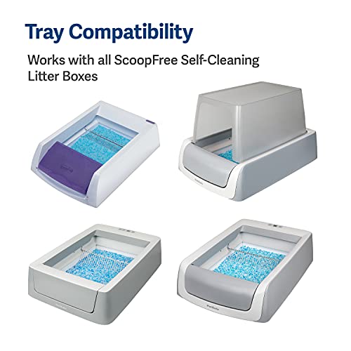 ScoopFree Self-Cleaning Cat Litter Box Tray Refills with Premium Blue Non-Clumping Crystals