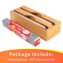 2 in 1 Wrap Dispenser with Cutter for Kitchen Drawer