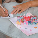 Mothers Day Pop Up Card, Best Mom, For Mother, Wife, Anyone - 5" x 7"