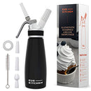 Professional Aluminum Whipped Cream Dispenser - Leak-Free Whip Cream Maker