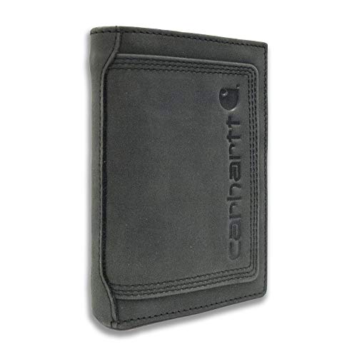 Men's Standard Trifold, Durable Wallets, Available Canvas Styles, Leather