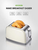 2 Slice Toaster with 7 Bread Shade Settings and Warming Rack