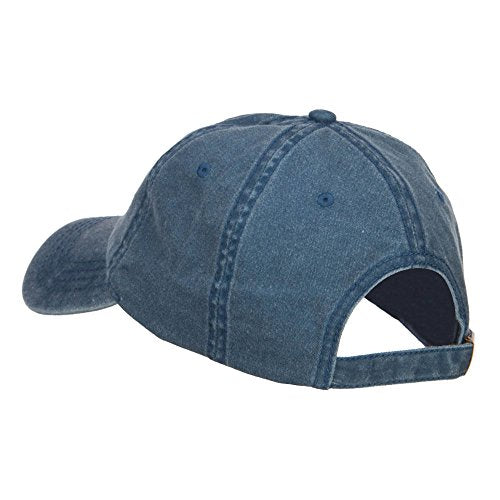 US Navy Veteran Military Embroidered Washed Cap - Navy OSFM