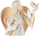Enesco Foundations Bereavement Angel Stone Resin Figurine, 9"