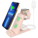 3 in 1 Wireless Charging Station Compatible for Apple Products Multiple Devices