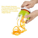 Handheld Spiralizer Vegetable Slicer, Adoric 4 in 1 Heavy Duty Veggie Spiral Cutter