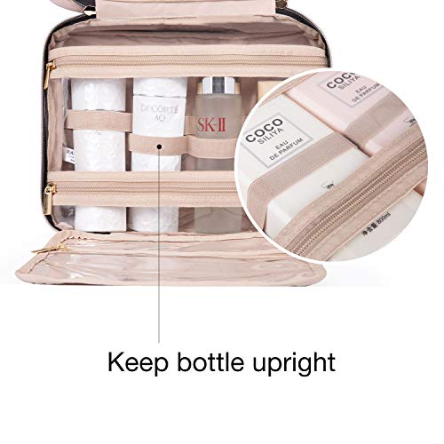 Toiletry Bag Travel Bag with hanging hook, Water-resistant Makeup Cosmetic Bag Travel