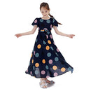 Dresses for Girls 10-12 Short Sleeve Polka Dot Boho Dresses with Belt
