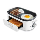 Breakfast Maker, Healthy Ceramic Nonstick Dual Griddles for Eggs Meat and Pancakes