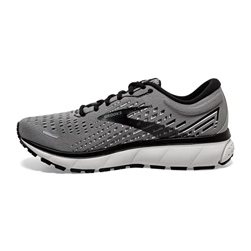 Brooks Men's Ghost 13, Primer Grey/Pearl/Black, 10.5 Medium