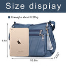 Crossbody Bag for Women with Tassel Pocketbooks Soft PU Leather
